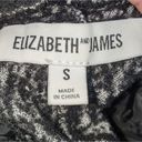 Elizabeth and James  Jasper Pant Jogger Hi Waist Marled Black White Size small Photo 5