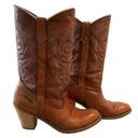 Dingo American Vintage  VINTAGE BROWN HEELED COWBOY BOOTS  size 7.5 Photo 3