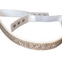 White House | Black Market  Beaded Studded Rhinestone snap button elastic belt sz S Photo 14