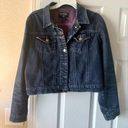 Polo Cropped Dark Wash Distressed Denim Jacket by  Jeans/Ralph Lauren Photo 0