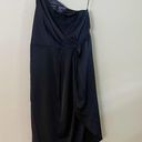 City Chic  Sensual Navy Blue Shoulder Midi Dress Photo 0