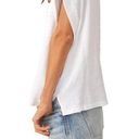 Free People  Our Time T-Shirt in Ivory Size Small NWT Photo 2