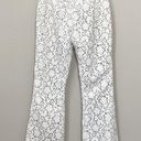 Vintage Finley White Lace Pants Flare Boot Leg High Waist Lace Overlay Sz 6 Photo 5