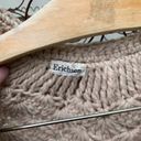 Vintage Erichsen crochet poncho cape oatmeal cream Size L Photo 2