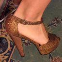 Bebe Bronze sparkle Cupid pumps Photo 1