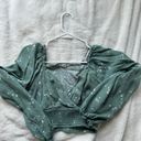 LA Hearts Green Blouse Photo 0