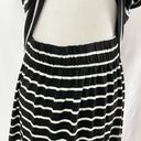 Market & Spruce New  Cut Out Back Striped T-Shirt Dress Black White Size Large Photo 10