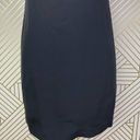 Vince  100% Silk Sleeveless Shift Dress in Black LBD Exposed Zip Back Size US 2 Photo 4