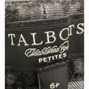 Talbots  Black Straight Jeans Size 6 Petite Photo 2