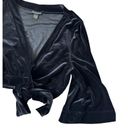 Lane Bryant  Black Velvet Bolero Wrap Size 18/20 Photo 3