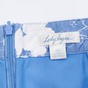 Lady Hagen  Golf Skort Athletic Skirt with Shorts Light Blue Floral Print Size 10 Photo 3