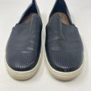 Target DV DOLCE VITA Slip On Sneakers Black Perforated  Bonded Leather Slides 8.5 Photo 3