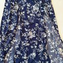 Ten Sixty Sherman Off The Shoulder Floral Maxi Dress Blue and White Photo 4