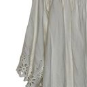 Daniel Cremieux  Blouse Top Size Small White With Floral Lace Rayon Womens Photo 4