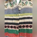 Cabin creek  Vintage Patchwork Embroidered Eclectic Preppy Country Club Gold Top Photo 5