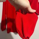 Vibrant Mossimo  Red Split Sleeve Blouse Photo 27