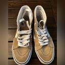 Vans  Sk8-Hi Suede/Canvas High Top Sneaker Taos Taupe Size 8 women’s 6.5 men’s Photo 3