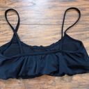 REEF  • black flowy bikini top flutter flounce ruffle swim swimsuit padded Photo 3