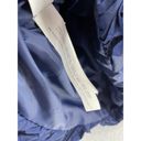 ZARA  Basic Women's Dark Blue Strapless Dress Bubble Hem Size Small Side Zip Photo 4