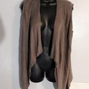 Apt. 9  brown sleeveless high low cardigan Photo 0