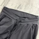 Lululemon  Womens Jogger Size 4 Black High Rise 28" Soft Pockets Logo Athleisure Photo 6