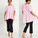 Hill House  The Francesca Top size XS Ballerina Pink Cotton Photo 2