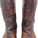 Krass&co Texas Boot  Texas Imperial Brown Leather Country Western Cowboy Boots 9 D Photo 2