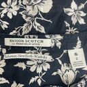 Maison Scotch  La Femme Selon Marie Black Tan Flower Beaded Tunic Top Size 2 L Photo 5