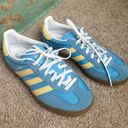 Adidas Samba Sneakers Blue And Yellow Suede Photo 0