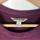 Orvis  Purple Fleece Lined Pullover Crewneck Sweatshirt M Photo 4