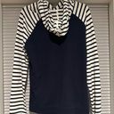 Orvis blue and white striped hoodie Photo 1