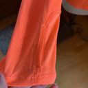 Danskin  Orange Long sleeve, 1/4 Zip, Athletic Top with Thumbholes. Photo 2