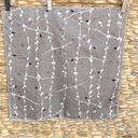 Burberry  Grey Floral Scarf with Iconic Nova Check Border Edge. NWT Photo 5