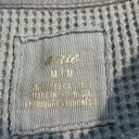 Aerie  Blue Waffle Crewneck Sweatshirt Sz M Photo 1