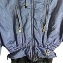 Vintage Blue Bogner  Black Jacquard Nylon Ski Snow Jumpsuit Size 8 Photo 3