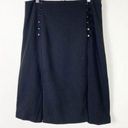 The Row M&J Collection Black Double Sailor Button Pencil Skirt Size 12 Photo 0