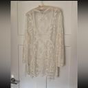 Nina Leonard Large/XL Lace Kimono Cardigan, Bridal Kimono, Bridal Shower Kimono Photo 1