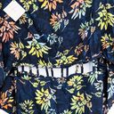 Indah NWT  Tropical Hawaiian Floral Cutout Mid Mini Dress Size XS Photo 3