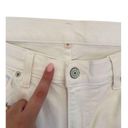 Levi's Levi’s Women’s White Crop Straight Leg Jeans Size 31 Photo 1