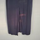 EXPRESS  Women's Lightweight Blue Straight Maxi Skirt L Photo 2