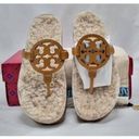 Tory Burch  Women's Miller Cloud Medallion Shearling Thong Sandals Size 9 NEW Photo 1