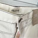 Madewell NWT  Perfect Fit Wide-Leg Utility Pants in Garment-Dyed Canvas sz 31 Photo 7