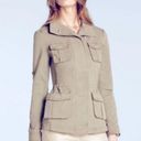 BCBGMAXAZRIA  Bronnen White Military Open Back Jacket size Small Photo 15