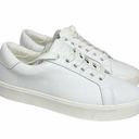 Sam Edelman  Ethyl Lace Up Low Top Sneakers Bright White Leather 6.5 Photo 0