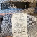 prAna  Denim Jacket "Kara" Grey Gray Button Front Stretch, size Small Photo 5