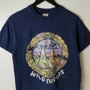 Delta Wild Nights Wolves Nature T Shirt 90s 1997 Vintage Graphic Tee Blue Small S Photo 12