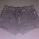 Levi’s Black Denim Shorts Photo 0