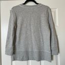 Lou & grey Basic Classic Grey Cozy Striped Sweater Photo 2