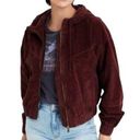 American Eagle AEO Corduroy Cropped Bomber Jacket Size Medium Photo 1