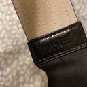 White House | Black Market  ring snakeskin leather stretch belt, size small Photo 4